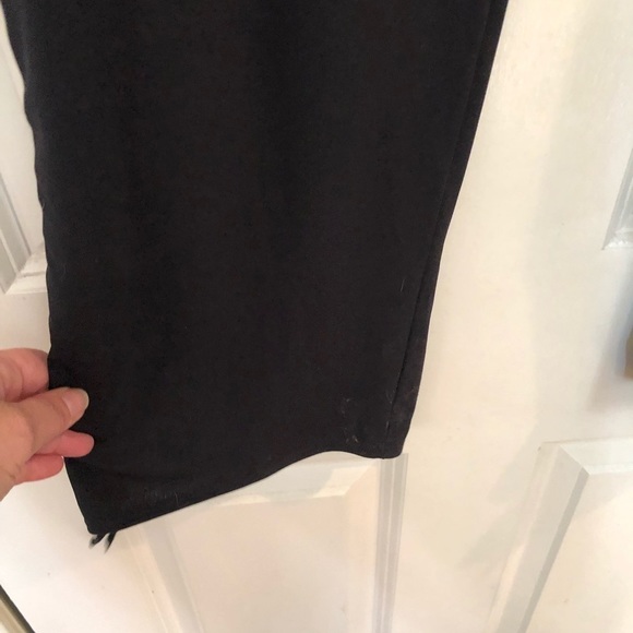 Max Studio size Med-LG black set long sleeve top pull on shirred leg pant - Picture 7 of 15